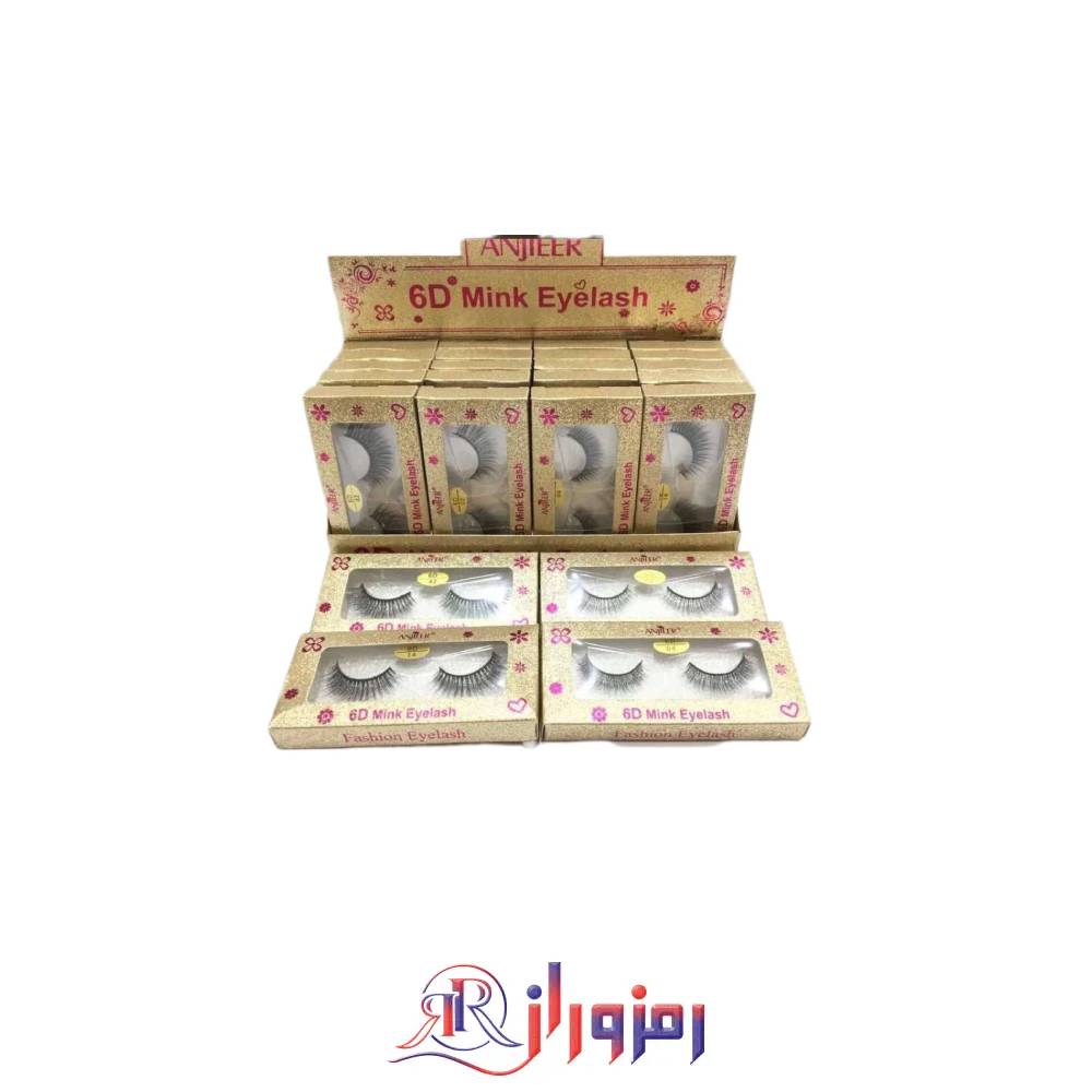 مژه مصنوعی 6 بعدی آنچیر anjieer،خرید و قیمت مژه مصنوعی 6 بعدی آنچیر anjieer
